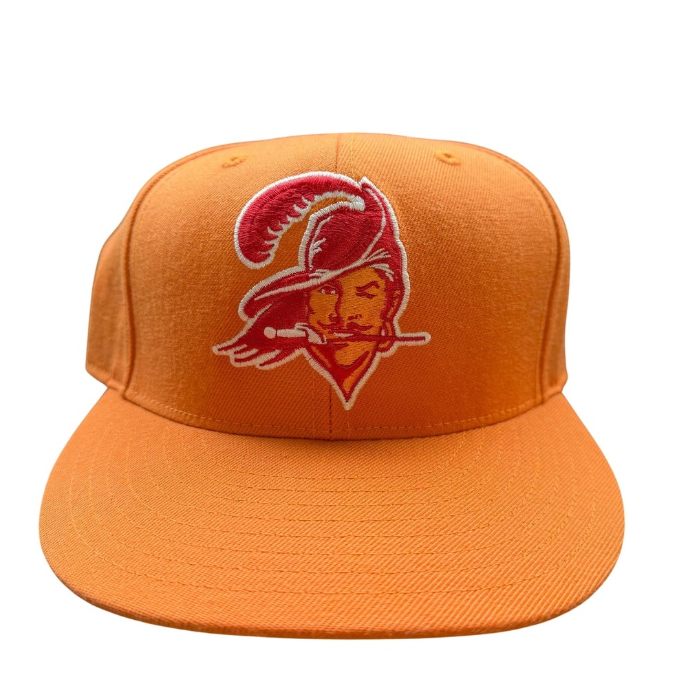 Mitchell & Ness Tampa Bay Buccaneers Creamsicle Orange Fitted Hat Cap NFL
